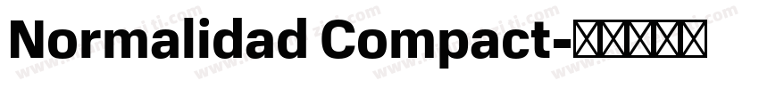 Normalidad Compact字体转换